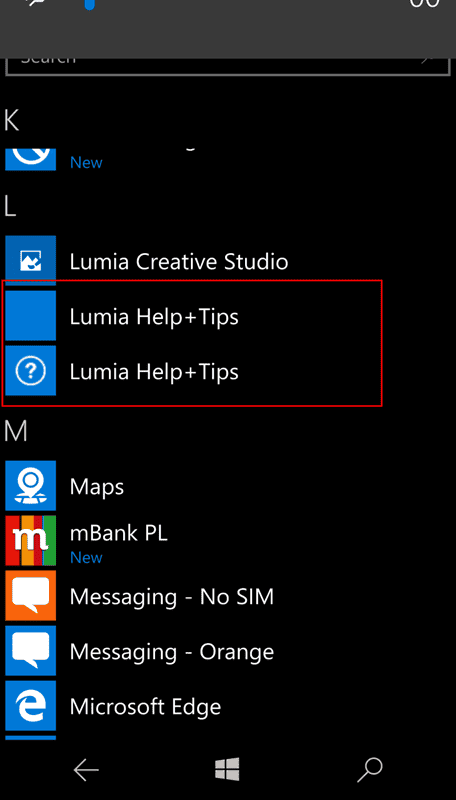 lumia 950 double_installed_apps