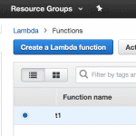 AWS Lambda – Lista funkcji