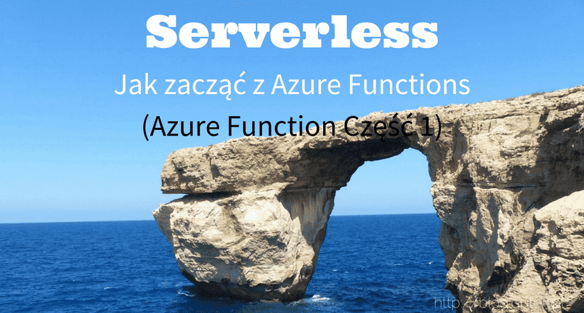 Azure Functions - Okno wyboru szablonu funkcji